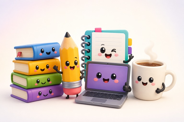 School & Work Puns category illustration