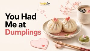 Cute Asian Food Card and Valentine Puns