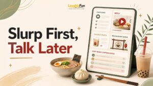 Asian Food Puns and Captions by Platform