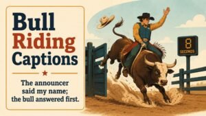 Bull Riding Captions