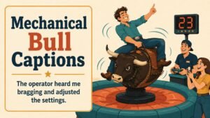 Mechanical Bull Captions