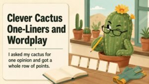 Clever Cactus One-Liners and Wordplay