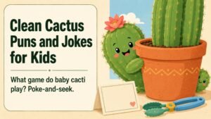 Clean Cactus Puns and Jokes for Kids