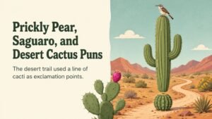 Prickly Pear, Saguaro, and Desert Cactus Puns
