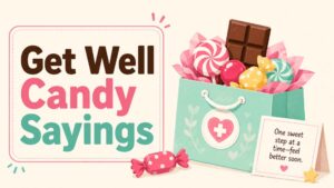 Get Well Candy Sayings