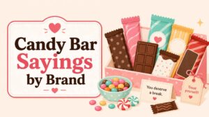 Candy Bar Sayings by Brand