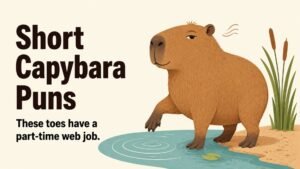 Short Capybara Puns