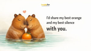Love and Flirty Capybara Puns
