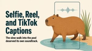Selfie, Reel, and TikTok Captions