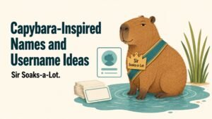 Capybara-Inspired Names and Username Ideas