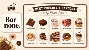 Best Chocolate Captions by Photo Type