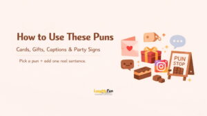 How to Use These Puns (Cards, Gifts, Captions)
