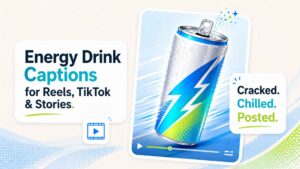 Energy Drink Captions for Reels, TikTok & Stories