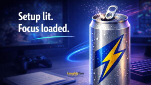 Gaming & Streaming Energy Drink Captions