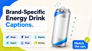 Brand-Specific Energy Drink Captions