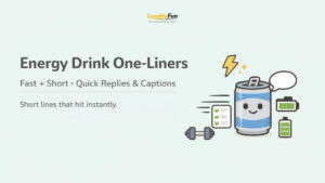 Energy Drink Puns One Liners (Fast + Short)