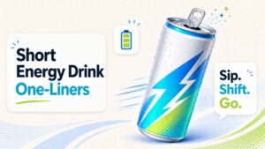 Short Energy Drink One-Liners