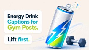 Energy Drink Captions for Gym Posts