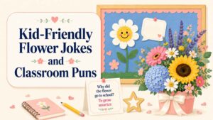 Kid-Friendly Flower Jokes and Classroom Puns