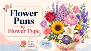 Flower Puns by Flower Type