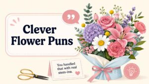 Clever Flower Puns