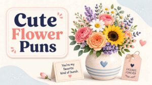 Cute Flower Puns