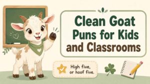 Clean Goat Puns for Kids and Classrooms