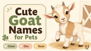 Cute Goat Names for Pets