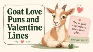 Goat Love Puns and Valentine Lines