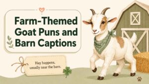 Farm-Themed Goat Puns and Barn Captions