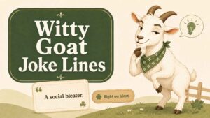 Witty Goat Joke Lines