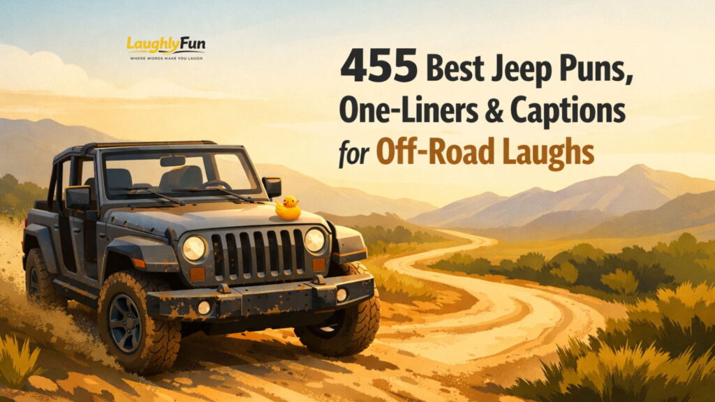 455 Best Jeep Puns, One-Liners & Captions for Off-Road Laughs