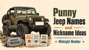 Punny Jeep Names and Nickname Ideas