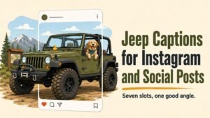 Jeep Captions for Instagram and Social Posts