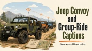Jeep Convoy and Group-Ride Captions