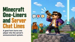 Minecraft One-Liners and Server Chat Lines