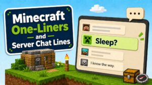 Minecraft One-Liners and Server Chat Lines