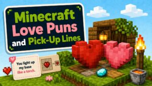 Minecraft Love Puns and Pick-Up Lines