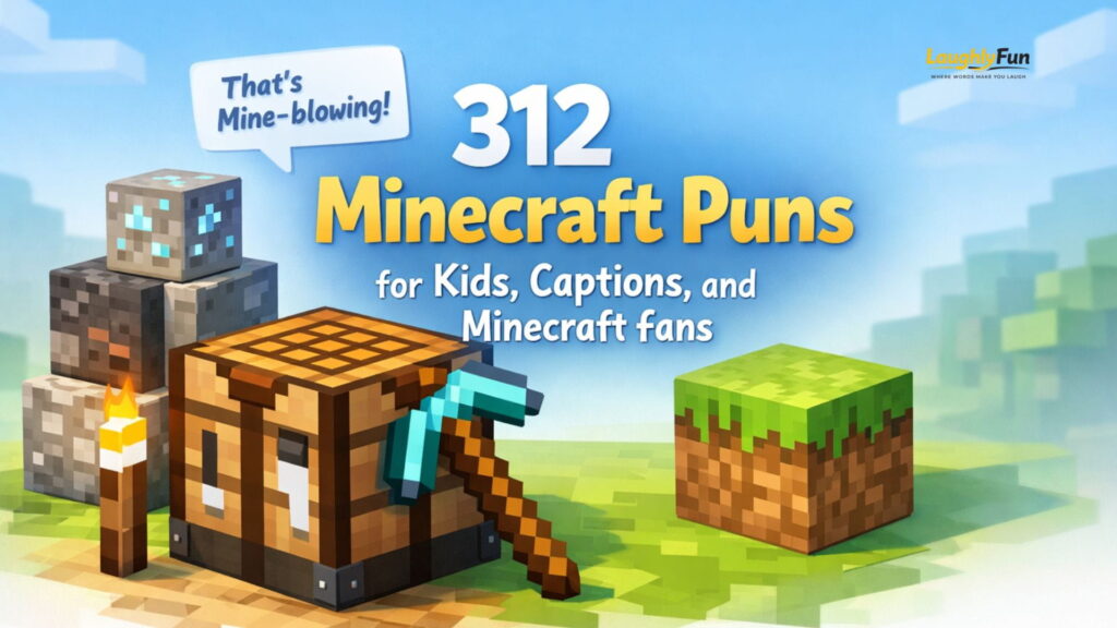 312 Minecraft Puns for Kids, Captions, and Minecraft Fans