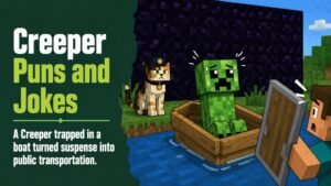 Creeper Puns and Jokes