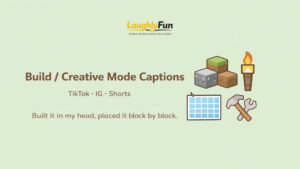 Build/creative mode captions