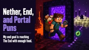 Nether, End, and Portal Puns