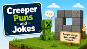 Creeper Puns and Jokes