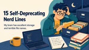 15 Self-Deprecating Nerd Lines