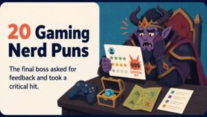 20 Gaming Nerd Puns