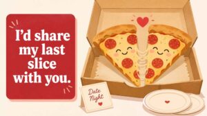 Pizza Love Puns, Valentine Puns, and Couple Captions