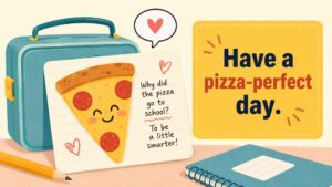 Clean Pizza Jokes for Kids, Lunchbox Notes, and Classroom Fun