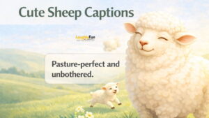 Cute Sheep Captions