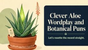 Clever Aloe Wordplay and Botanical Puns