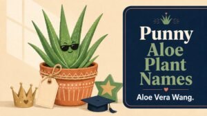 Punny Aloe Plant Names